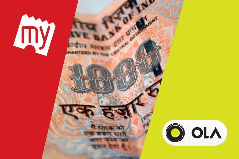 Rs. 500, 1000 Ban: Ola, BookMyShow, Grofers, and Other Beneficiaries of PM Narendra Modi's Big Move