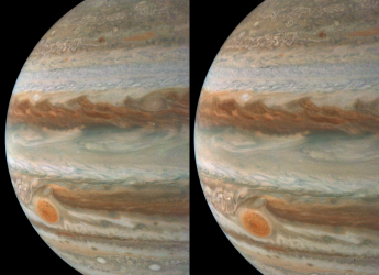 NASA&rsquo;s Juno Probe Captures Stunning Views of Jupiter&rsquo;s Storms and Moon Amalthea