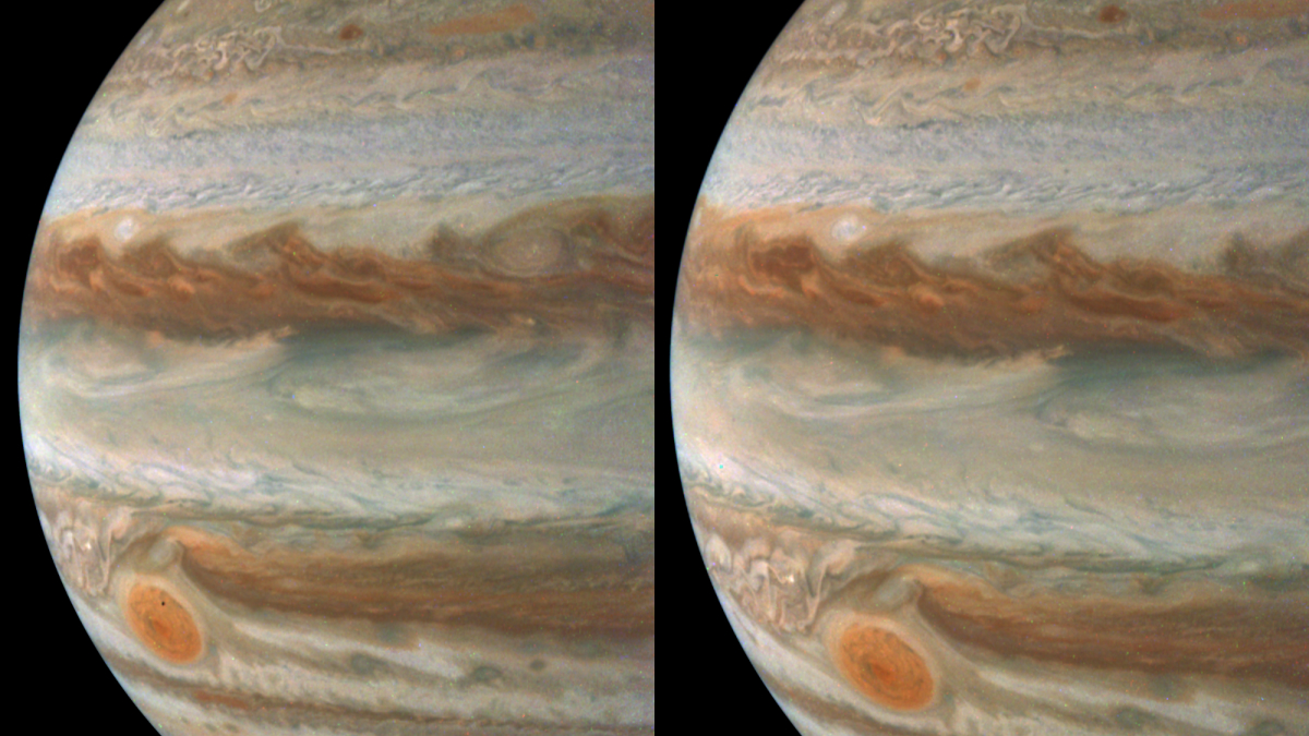 NASA&rsquo;s Juno Probe Captures Stunning Views of Jupiter&rsquo;s Storms and Moon Amalthea