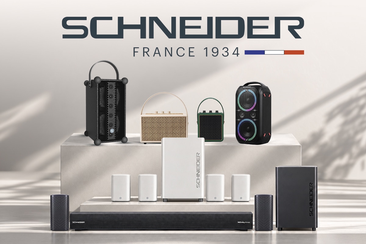 Schneider Brings 90 Years of French Consumer Electronics Heritage to India With a New Audio Range