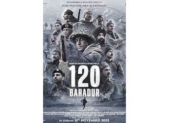 120 Bahadur Now Streaming Online: A Tribute to the Battle of Rezang La Starring Farhan Akhtar