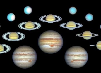 Hubble Telescope Documents 10 Years of Dramatic Changes on Outer Planets