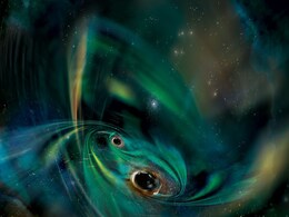 NASA's Swift Observatory Discovers Twin Black Holes Disturbing Galactic Gas Clouds NASA's Swift Observatory Discovers Twin Black Holes Disturbing Galactic Gas Clouds