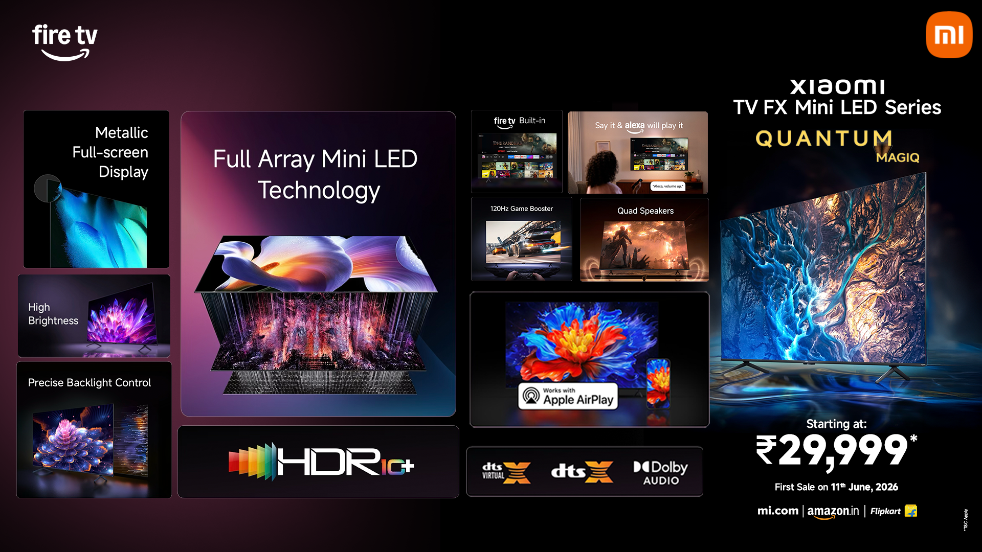 Five Things You Need to Know About the Xiaomi FX Mini LED With Fire TV Built-in