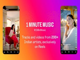 Instagram Announces '1 Minute Music' Tracks For Reels, Stories in India Instagram Announces '1 Minute Music' Tracks For Reels, Stories in India