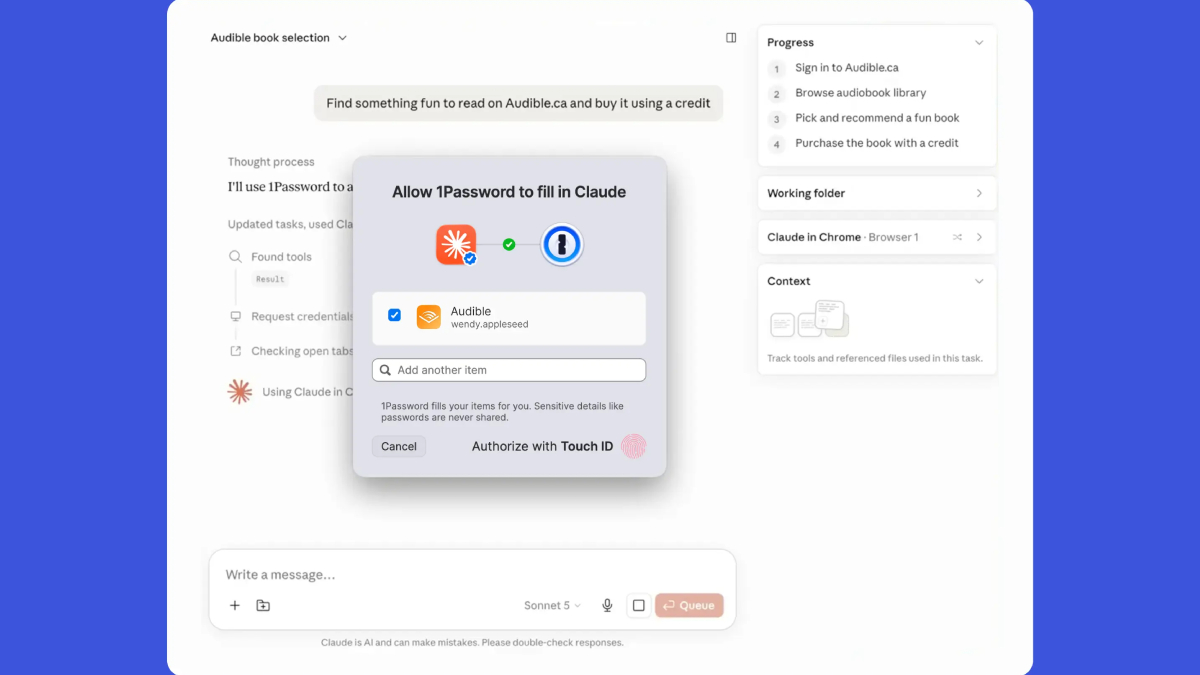 1Password Lets Claude AI Access Your Accounts Without Revealing Passwords