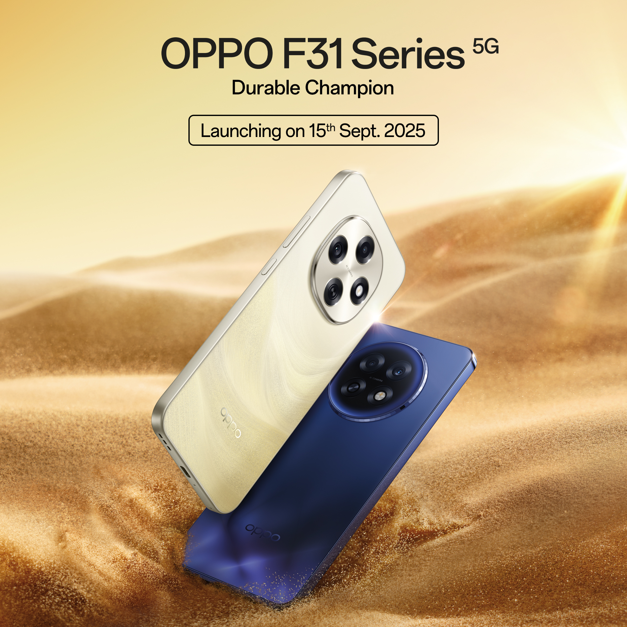 OPPO F31 Series Set to Redefine Smartphone Durability with Military-Grade Toughness