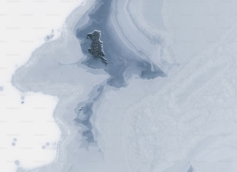 Rare Sea Smoke and Streaming Snow Phenomena Captured Near Pine Island Glacier