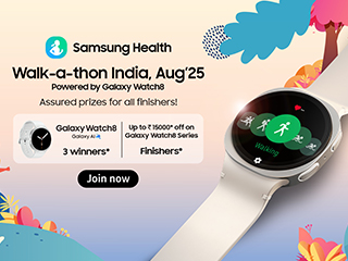 Step Into Wellness With Samsung: Join Walk-a-Thon India Challenge