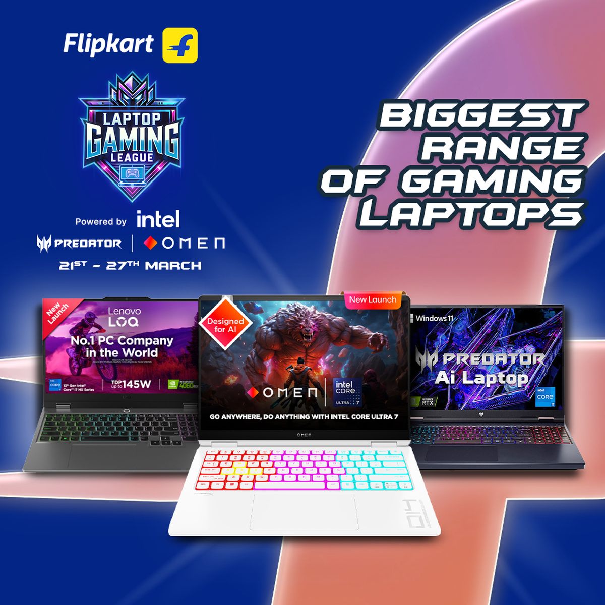 Flipkart Laptop Gaming League Sale Brings Exciting Discounts, Offers on Top-Selling Gaming Laptops