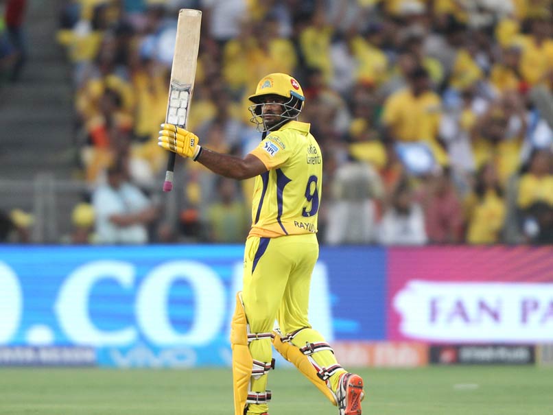 IPL 2018: Ton-Up Ambati Rayudu Guides Chennai Super Kings To 8-Wicket Win vs SunRisers Hyderabad