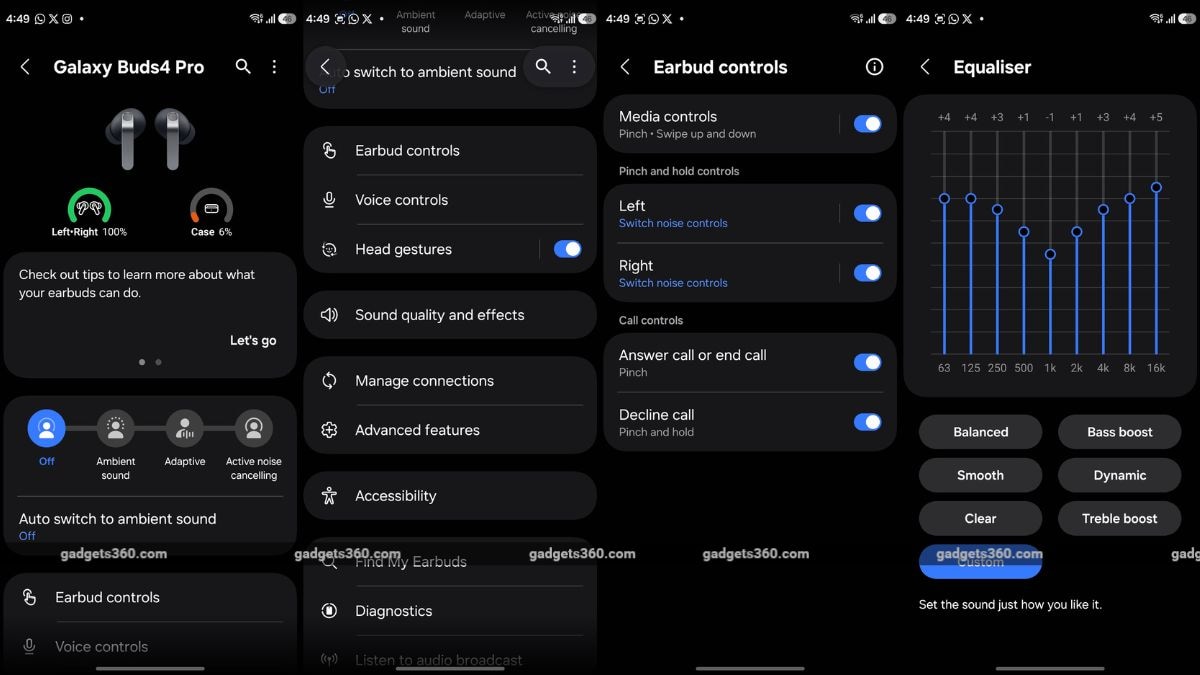 8 Samsung Galaxy Buds 4 Pro