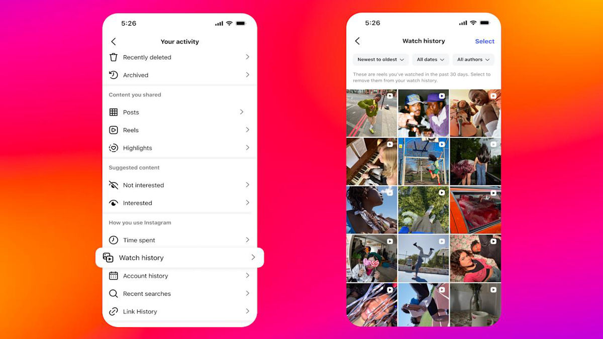 Instagram Watch History Feature Instagram Watch History Feature