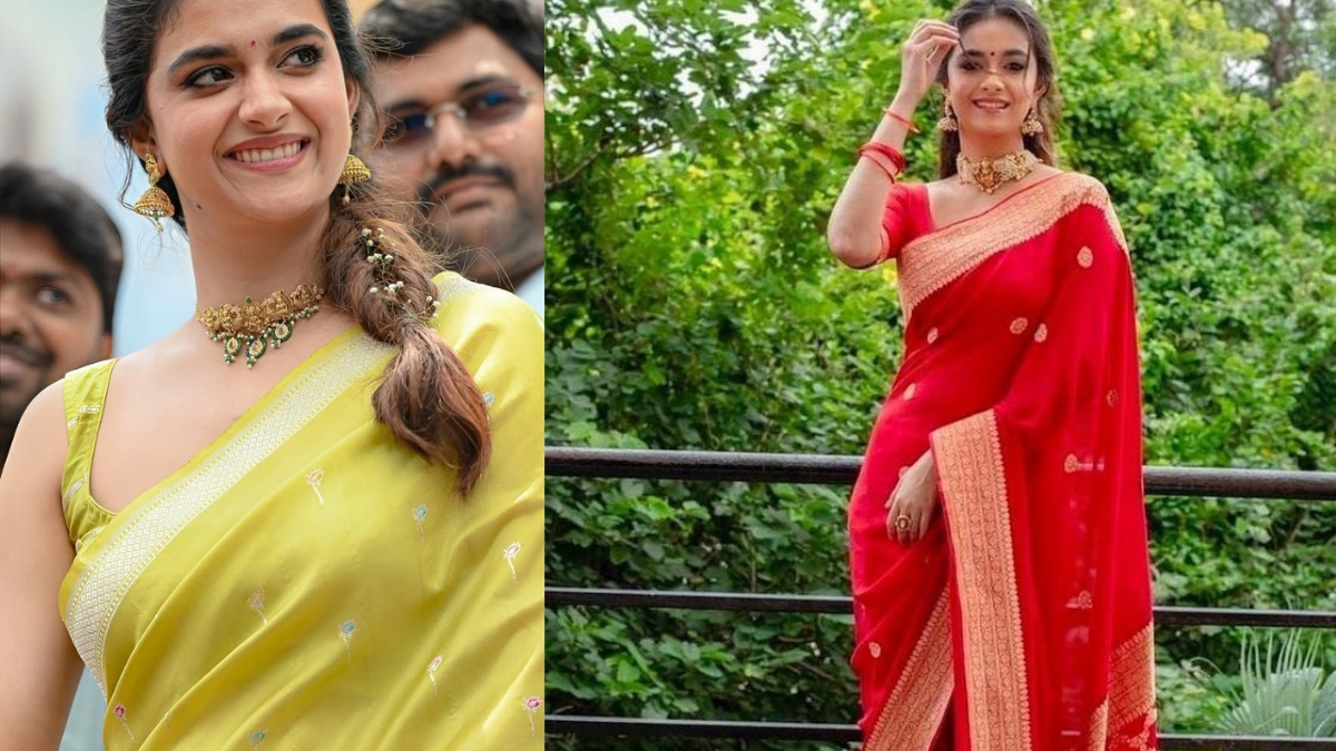 Keerthy Suresh Inspired Silk Sarees for Wedding Season: Find Them on Myntra