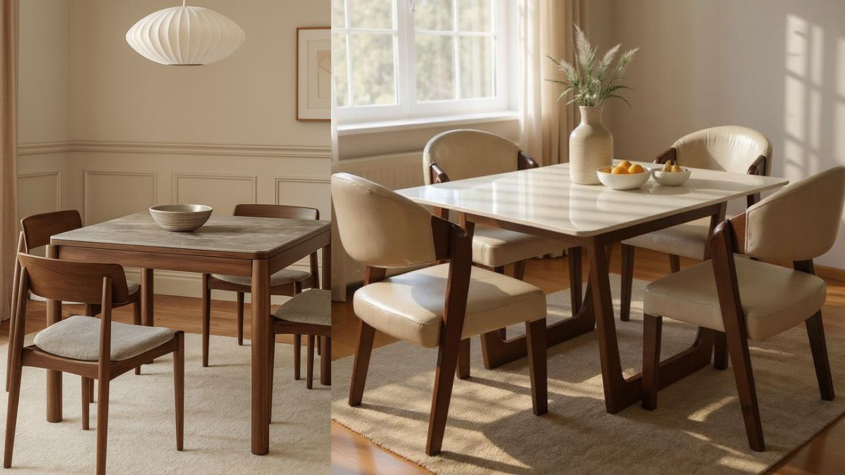 Dining Table With Set of 4 Chairs: Elevate Your Spaces