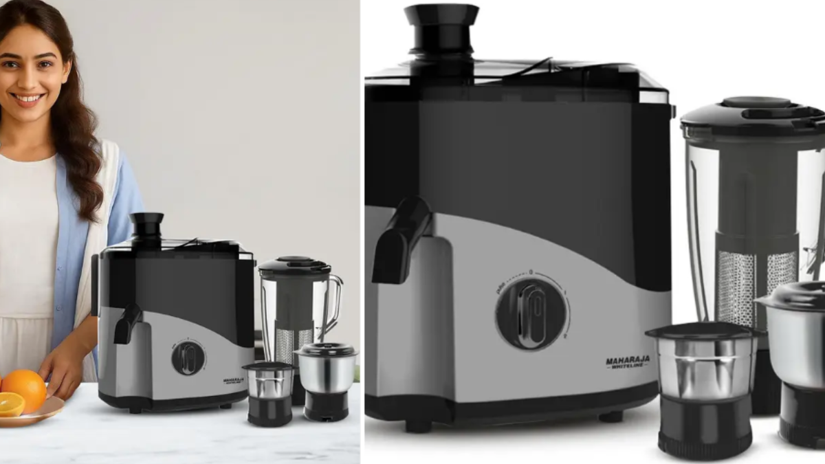 Top-Rated 1200W Juicer Mixer Grinder With Multi-Speed Functions