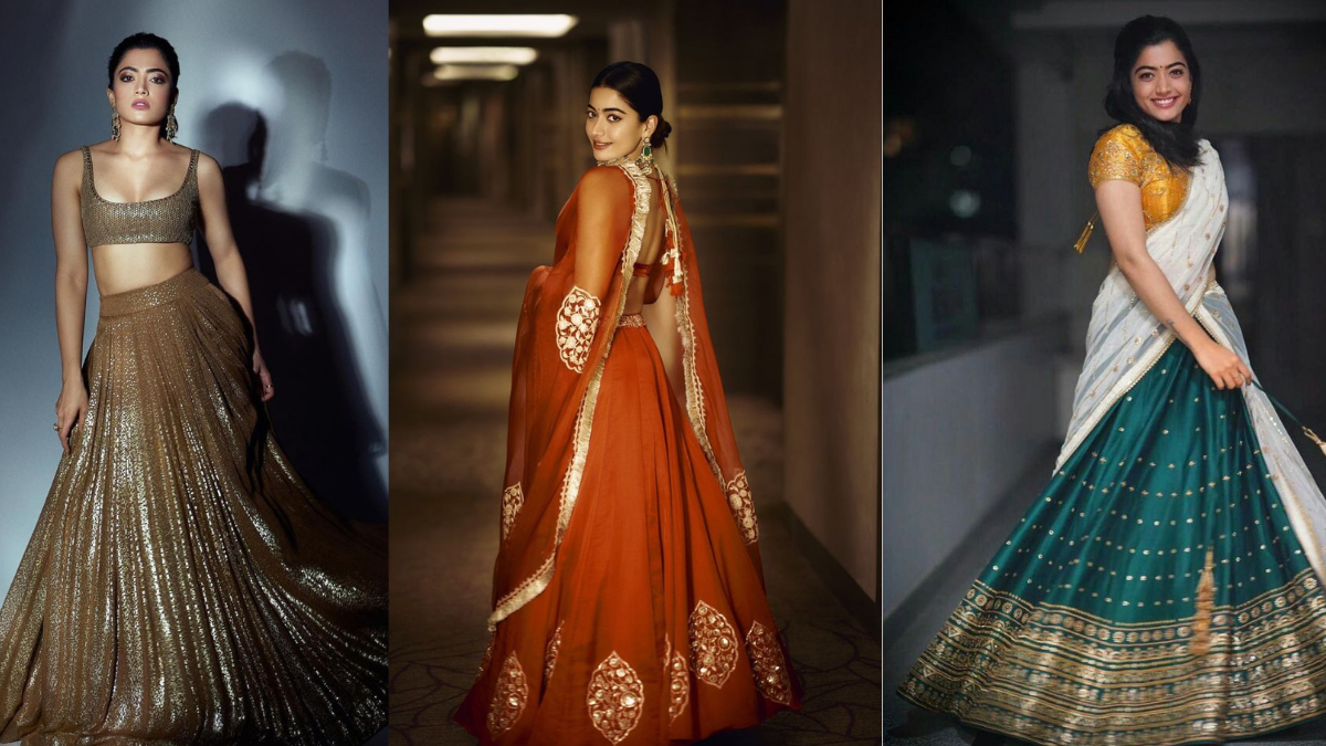 Rashmika Mandanna's Inspired Stylish Lehenga For Women
