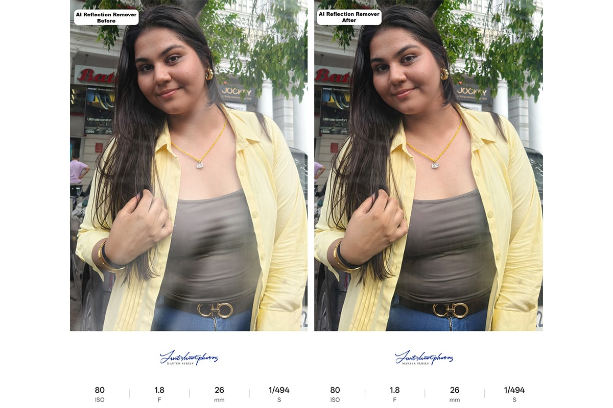 AI Reflection remover ai