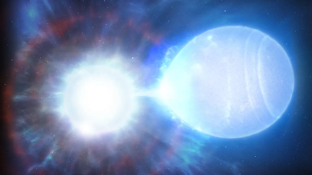 First Future Type 1a Supernova Detected: White Dwarf Pair to Collide in 23 Billion Years