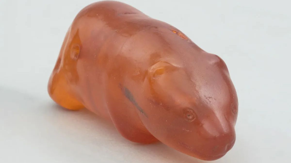 Ancient Amber Bear Figurine from Poland Linked to Stone Age Beliefs