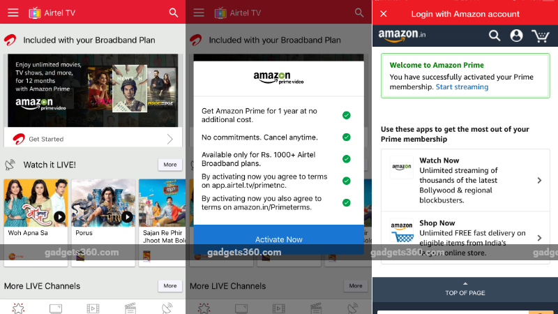 Airtel Offers Free Amazon Prime Subscription: How to Claim It