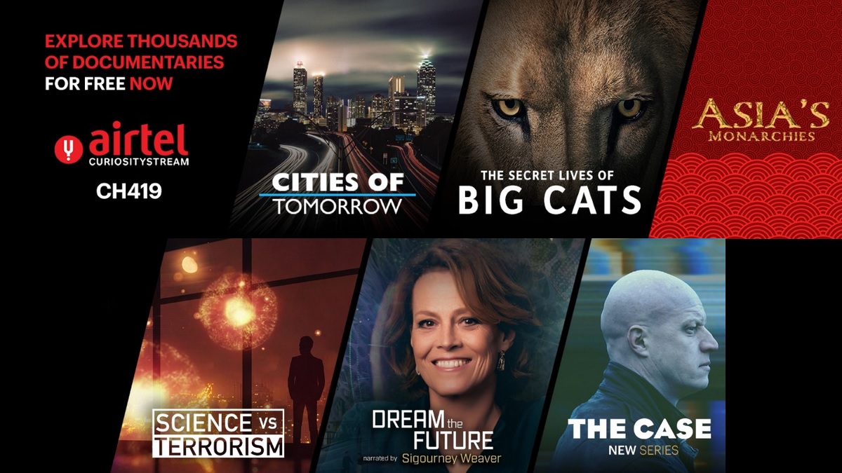 Airtel Digital TV Launches CuriosityStream Channel, Available for Free