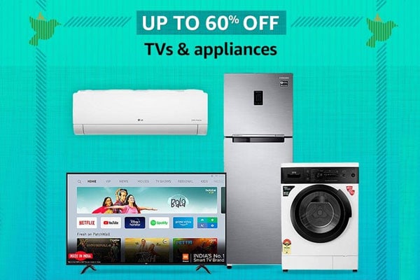Amazon republic Day Sale TV And Appliances 1610632536574