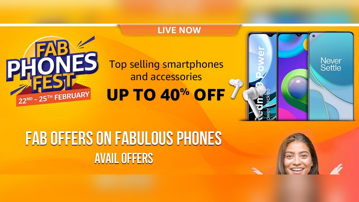 Amazon Fab Phones Fest Sale Brings Up to 40 Percent Discount on Samsung, Xiaomi, Apple Phones