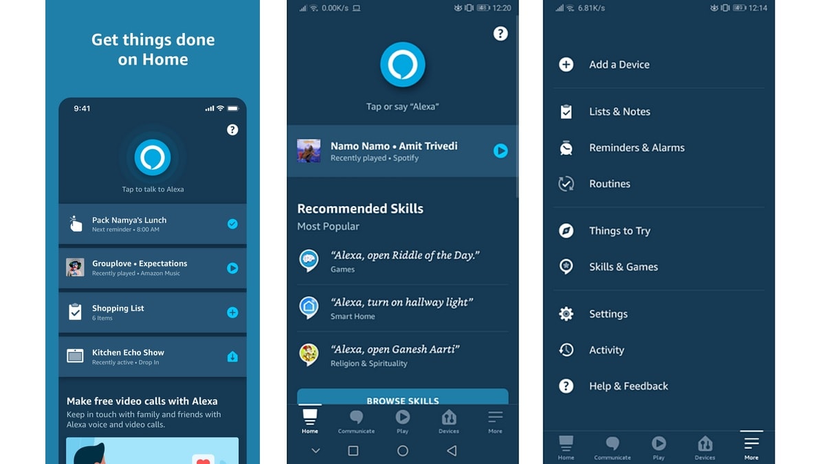 Amazon Alexa App Gets Updated Homescreen With Updated Navigation Features |  Technology News
