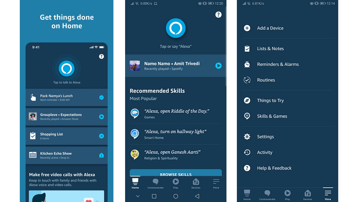 Amazon Alexa App Gets Updated Homescreen With Updated Navigation Features