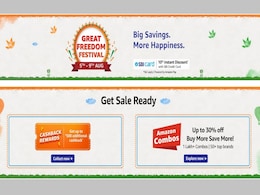 Amazon Great Freedom Festival Sale to Bring Interesting Discounts on Mobiles, Electronics, More Starting August 5 Amazon Great Freedom Festival Sale to Bring Interesting Discounts on Mobiles, Electronics, More Starting August 5