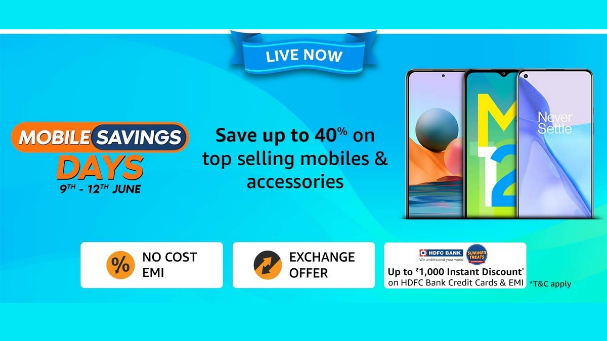 Amazon Mobile Savings Days Sale Is Live With Up to 40 Percent Savings on Smartphones, Accessories