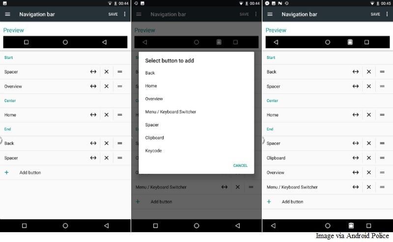 Android Nougat May Soon Get a Navigation Bar Customiser