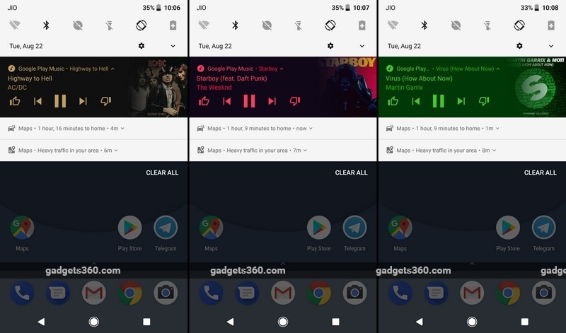 Android Oreo Music Notifications NDTV Android Oreo Music Notifications