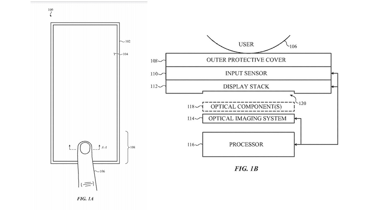 Apple Could Be Working on In-Display Infrared Fingerprint Scanner, Patent Suggests