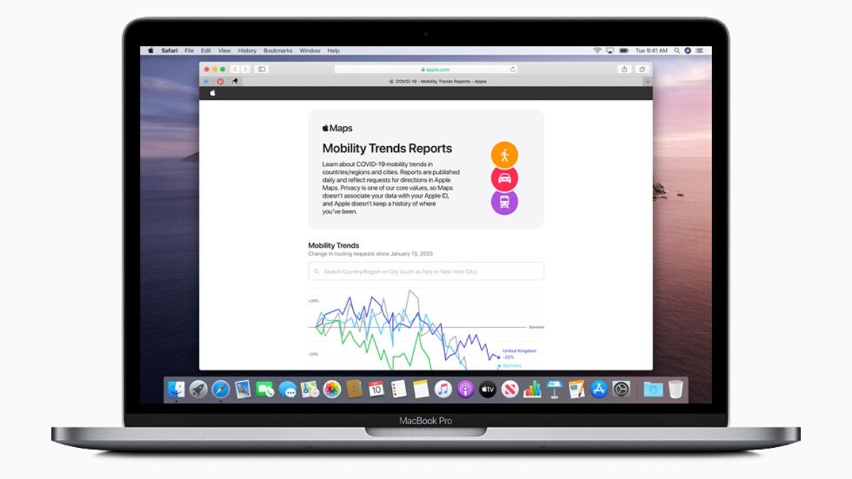 Apple Maps Data Shows How Coronavirus Lockdowns Affect Movement