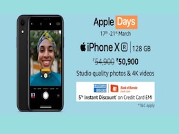 Amazon Apple Days Sale Now Live: iPhone XS Discount, Rs. 6,000 Bank Discount on iPhone 11, and More Deals Amazon Apple Days Sale Now Live: iPhone XS Discount, Rs. 6,000 Bank Discount on iPhone 11, and More Deals