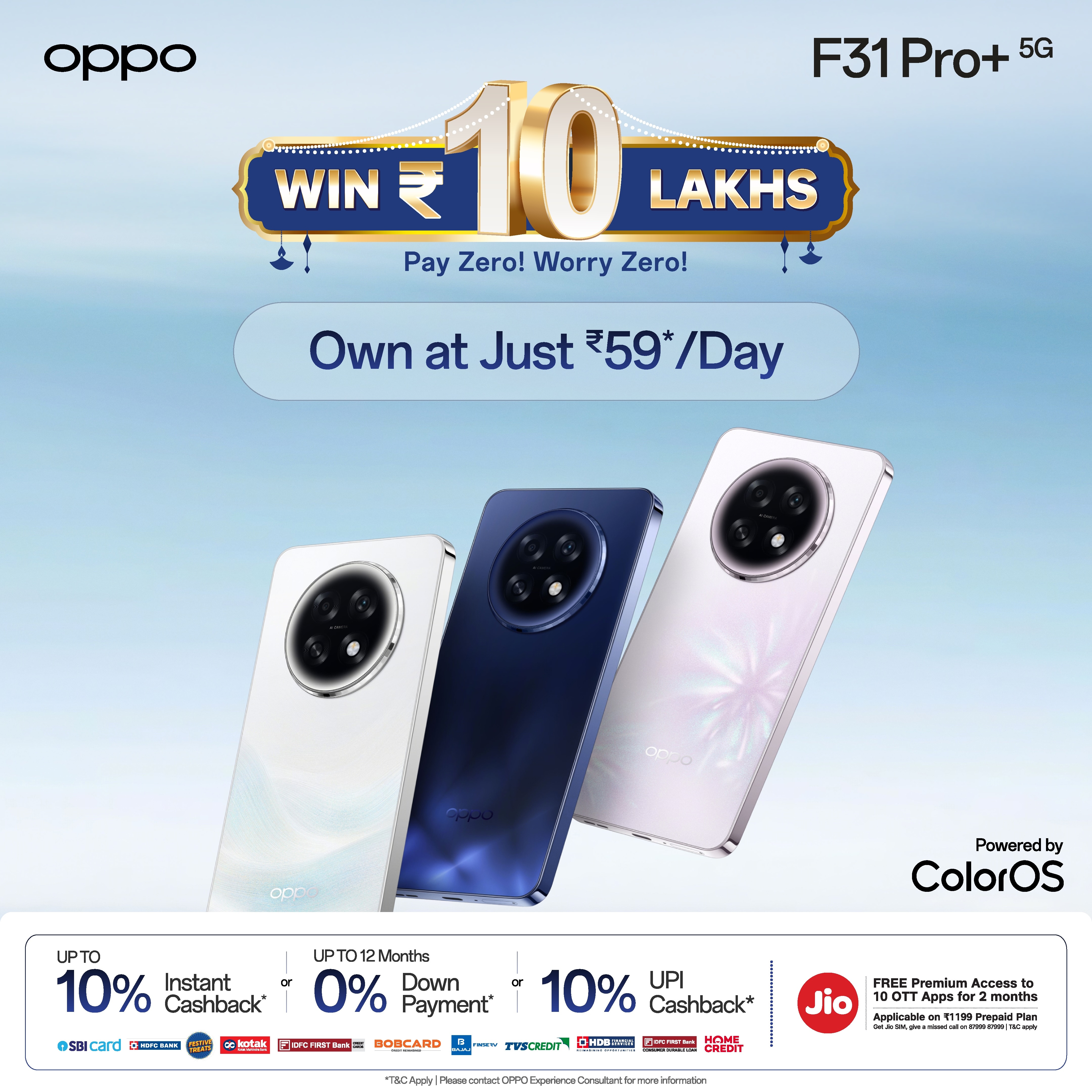 OPPO F31 Line-Up Brings Snapdragon, Dimensity Chips With a 7,000mAh 5-Year Battery