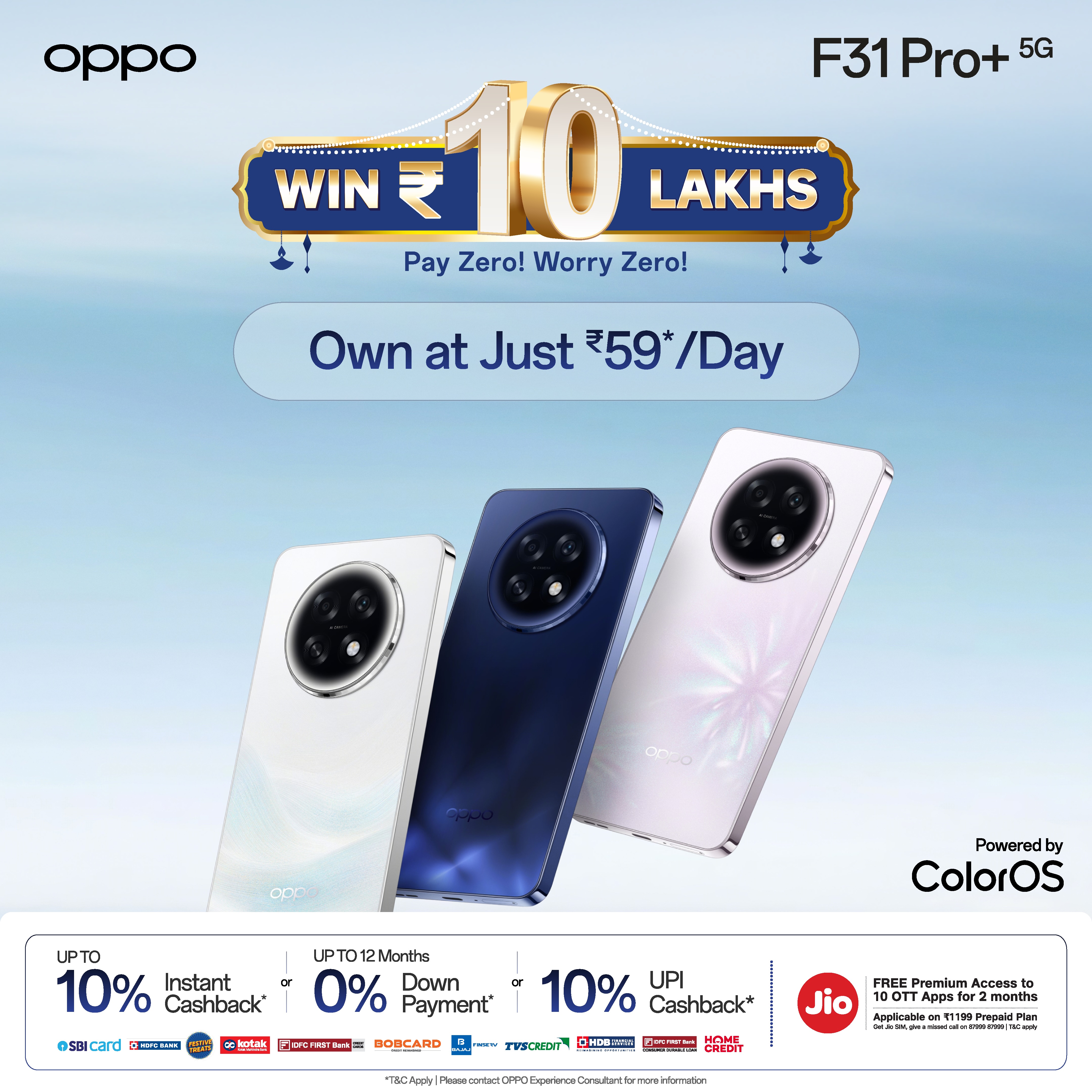 OPPO F31 Line-Up Brings Snapdragon, Dimensity Chips With a 7,000mAh 5-Year Battery