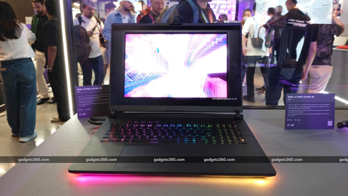 Asus ROG Strix Scar 18 (2026) With 240Hz 4K Mini-LED Display Showcased at Computex 2026