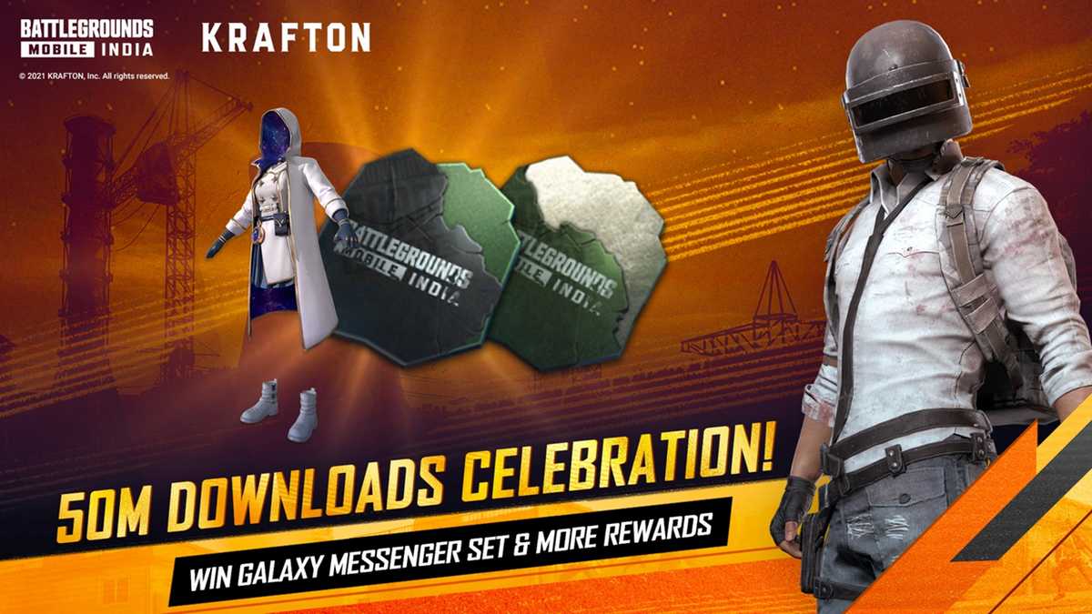 Battlegrounds Mobile India Crosses 50 Million Downloads, Players Rewarded With Galaxy Messenger Set Outfit
