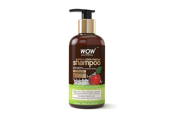 WOW Apple Cider Vinegar No Parabens & Sulphate Shampoo, 300ml