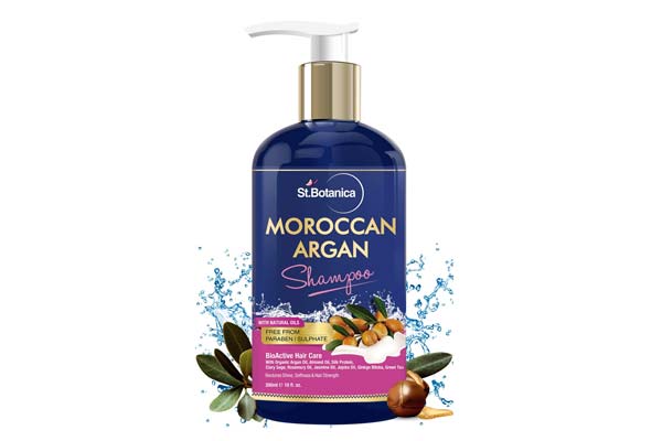 StBotanica Moroccan Argan Hair Shampoo With Organic Argan Oil (No Sulphate & Paraben), 300ml