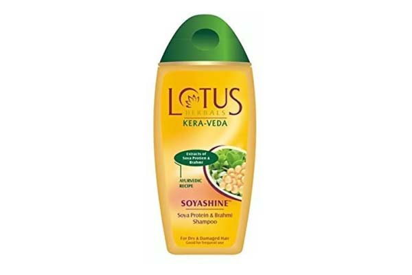 Lotus Herbals Kera-Veda Soyashine Soya Protein and Brahmi Shampoo