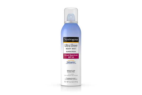 Neutrogena Ultra Sheer Body Mist SPF 30 Sunscreen