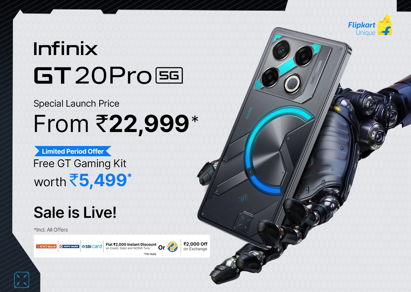 Infinix GT 20 Pro Redefines Gaming With Powerful Performance and Futuristic Design
