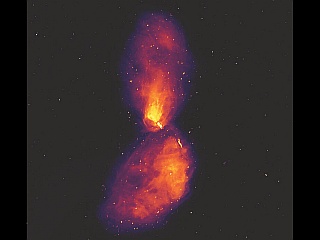 Astronomers Capture Stunning Image of Black Hole Eruption Covering Length of 16 Full Moons