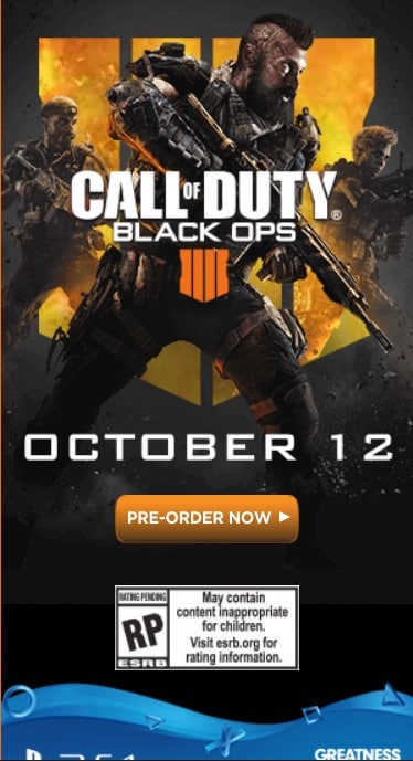 black ops 4 pre order xbox one