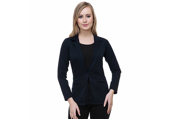 Broadstar Womens Girls Single Breasted Blazer 1614550053766