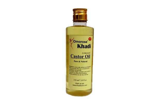 Castor Oils for Hair Growth Khadi Omorose Cold Pressed Castor Carrier Oil